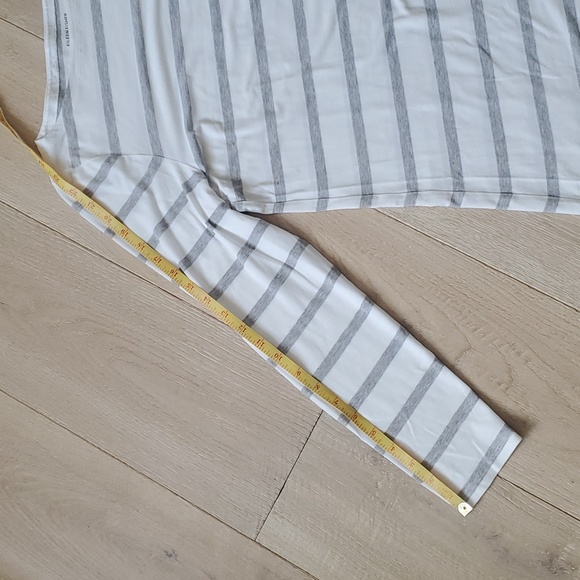 Eileen Fisher stripe boat-neck tunic top - Picture 8 of 10